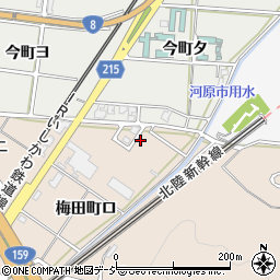 石川県金沢市梅田町ロ79周辺の地図