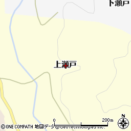 富山県中新川郡立山町上瀬戸周辺の地図