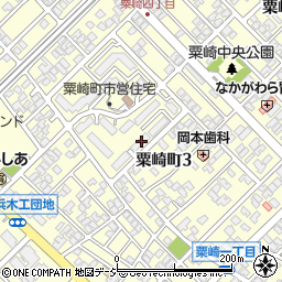 市営粟崎町住宅３棟周辺の地図