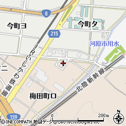石川県金沢市梅田町ロ80周辺の地図