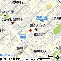 粟崎二丁目周辺の地図
