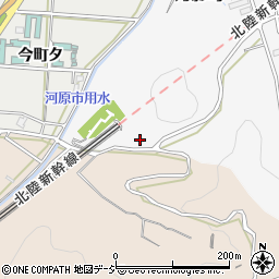 石川県金沢市月影町周辺の地図