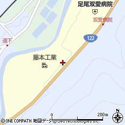 栃木県日光市足尾町砂畑4135周辺の地図