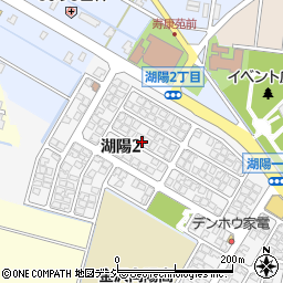 石川県金沢市湖陽周辺の地図