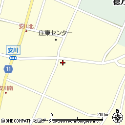 ファミリーマート砺波安川店周辺の地図