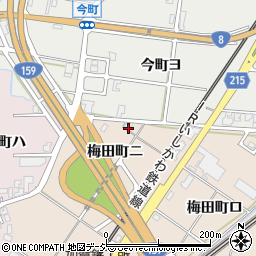 石川県金沢市梅田町ニ周辺の地図