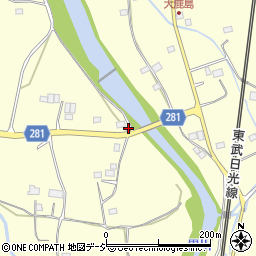栃木県鹿沼市板荷409周辺の地図
