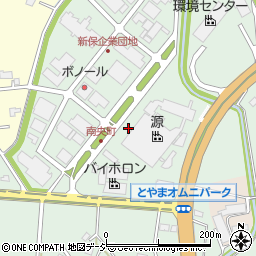 富山県富山市南央町周辺の地図