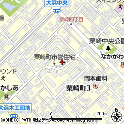 粟崎町住宅集会所周辺の地図