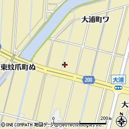石川県金沢市大浦町ワ28周辺の地図