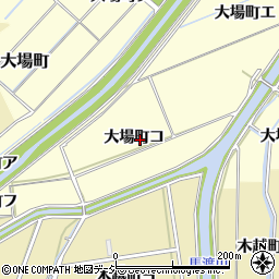 石川県金沢市大場町コ周辺の地図