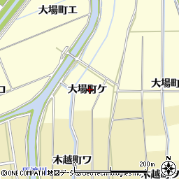 石川県金沢市大場町ケ周辺の地図