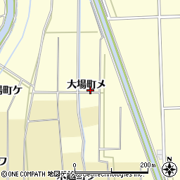 石川県金沢市大場町メ周辺の地図