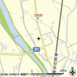 栃木県鹿沼市板荷799周辺の地図