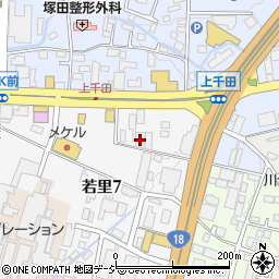 サクラケア長野店周辺の地図