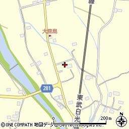 栃木県鹿沼市板荷797周辺の地図