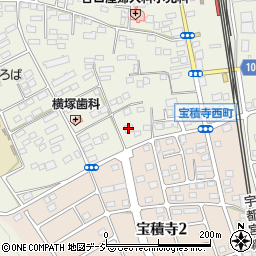 セブンイレブン高根沢宝積寺店周辺の地図