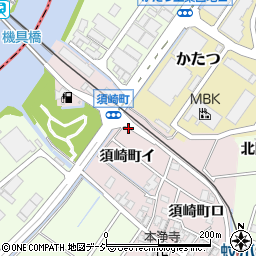 石川県金沢市須崎町イ周辺の地図