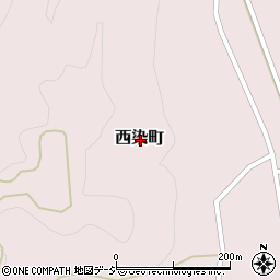 茨城県常陸太田市西染町周辺の地図