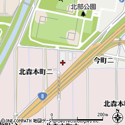 石川県金沢市北森本町ニ87周辺の地図
