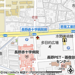 むさしの森珈琲 長野若里店周辺の地図