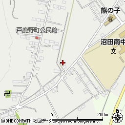 群馬県沼田市戸鹿野町608-1周辺の地図