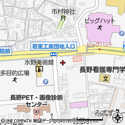 サークルＫ長野若里店周辺の地図