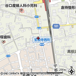 栃木県塩谷郡高根沢町宝積寺2361周辺の地図