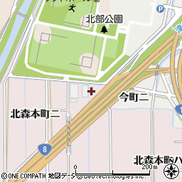 石川県金沢市北森本町ニ周辺の地図