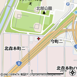 石川県金沢市北森本町ニ90周辺の地図