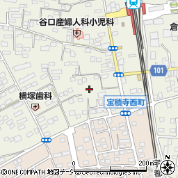 栃木県塩谷郡高根沢町宝積寺1118-1周辺の地図