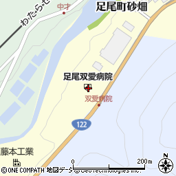 栃木県日光市足尾町砂畑4147周辺の地図