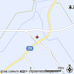 富山県小矢部市末友325周辺の地図