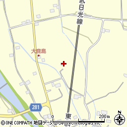 栃木県鹿沼市板荷841周辺の地図