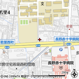 サンミルク若里周辺の地図