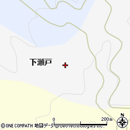 富山県立山町（中新川郡）下瀬戸周辺の地図