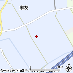 富山県小矢部市末友510周辺の地図