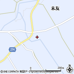 富山県小矢部市末友3525周辺の地図