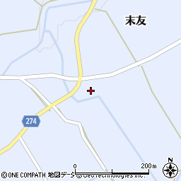 末友公民館周辺の地図