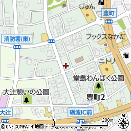 堂島みどりの道周辺の地図
