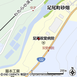 栃木県日光市足尾町砂畑9周辺の地図