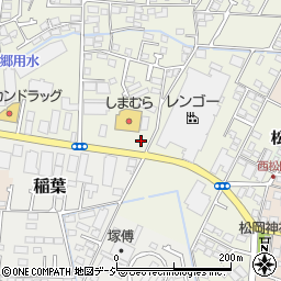 長野県長野市稲葉1381-4周辺の地図