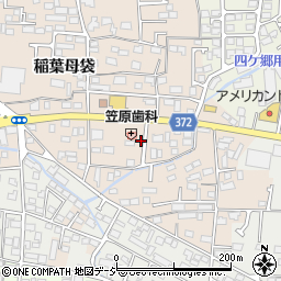 長野県長野市稲葉696周辺の地図