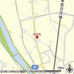 栃木県鹿沼市板荷925周辺の地図