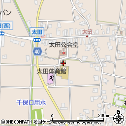 砺波市立　太田幼稚園周辺の地図