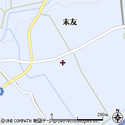 富山県小矢部市末友546周辺の地図