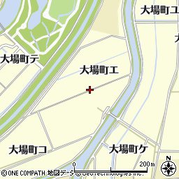 石川県金沢市大場町エ周辺の地図