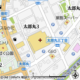 ピーコック砺波店周辺の地図