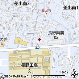 長野県長野市差出南周辺の地図