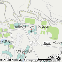 草津グリーンパークパレス周辺の地図
